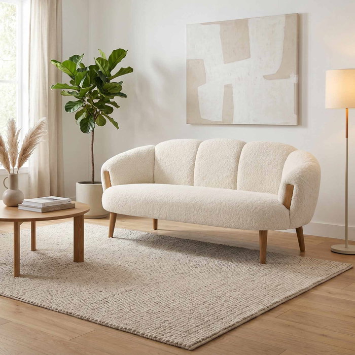 Atelier Del Sofa Sofá de 2 Plazas Star - Cream